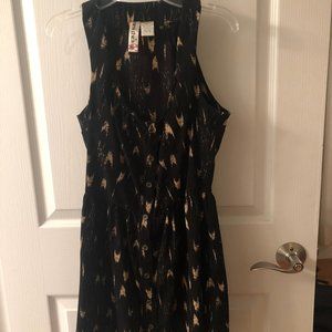 Mimi Chica Button Down Patterned Dress